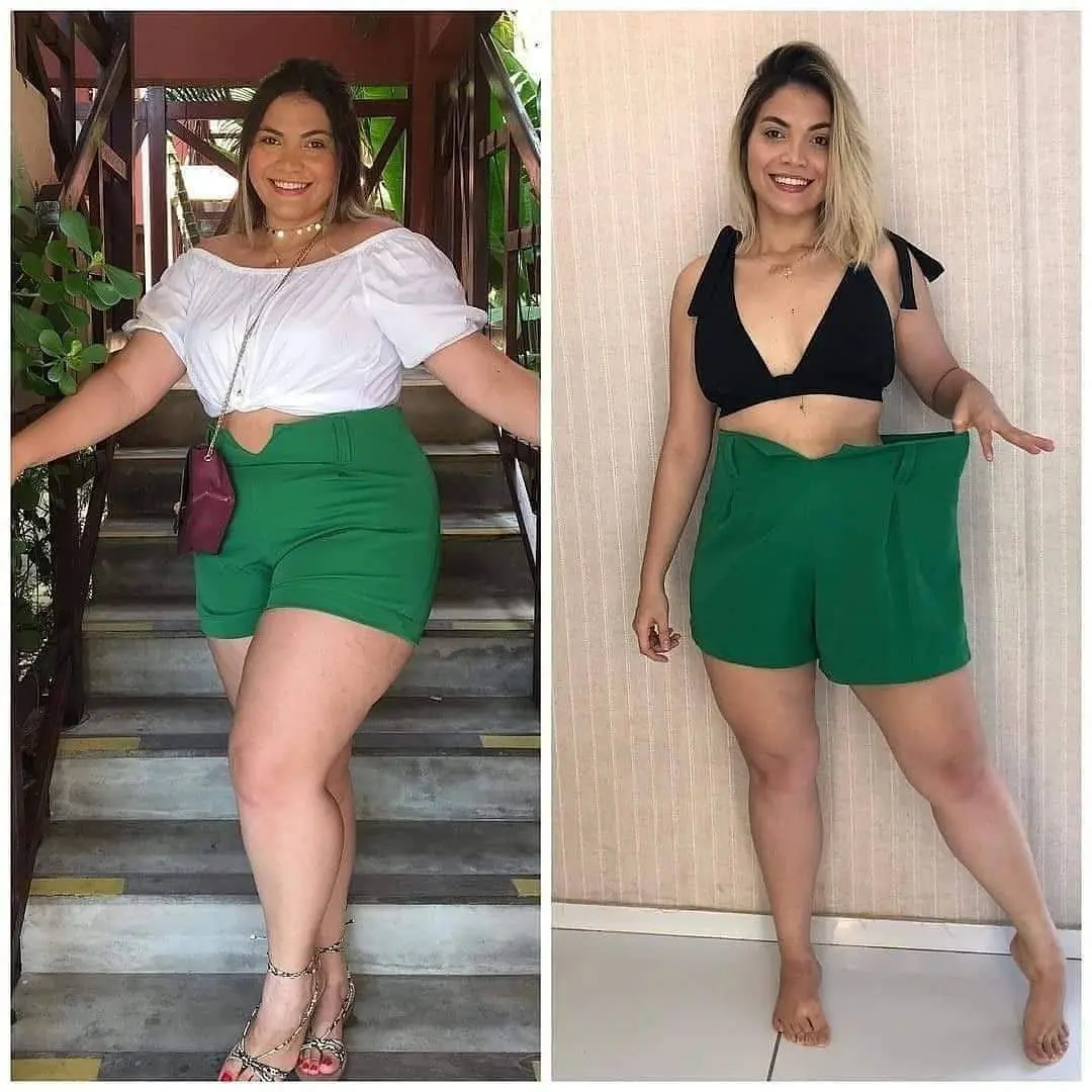Antes e depois - Claudia